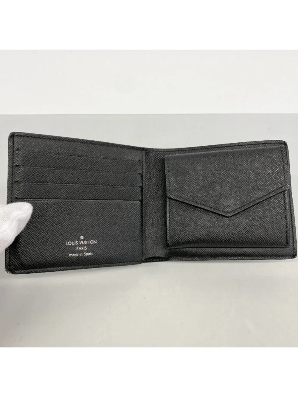 Louis Vuitton Wallet Monogram Eclipse Portefeuille Marco NM Black